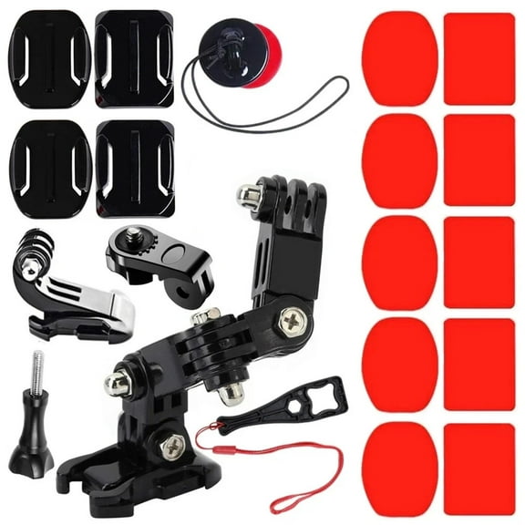 Motorcycle Helmet Kit for GoPro Hero 12 11 10 9 8 7 Action Camera Accessories Set Chin Mount Bracket Bike Chin Mount For Go Pro