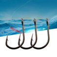thumbnail image 3 of Soumake 100Pcs Circle Fishing Catfish Hooks Thick Sharp Portable Strong Carbon Steel Sharp Fish Tools for Sea, 3 of 8