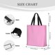 thumbnail image 3 of Easygdp Pink Bolsa Tote para Mujer, Bolso de Hombro para Trabajo, Playa, Viajes, Compras y Supermercado, 3 of 7