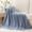 Bluish Grey, variant on Battilo Sage Geen Chenille Throw Blanket, Mint Green Decorative Knit Throws,Spring Decor,51"x67"