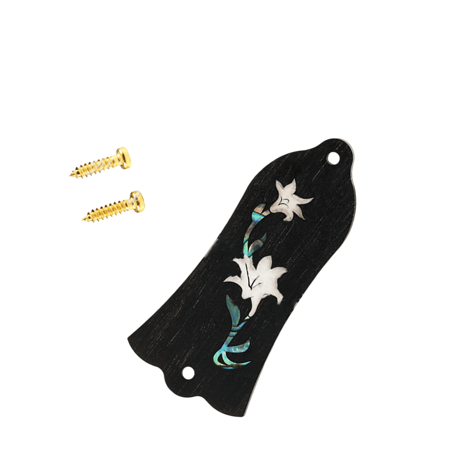 Electric Guitar Trusses Rod Cover Bells Shape 2 Holes Decorative Protections Case Guitar Replacement Part Enduring