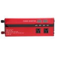 thumbnail image 3 of Aluminum Alloy Solar Voltage Inverter High Power Correction Sine Waves USB Charging Port Red US Plug, 3 of 13