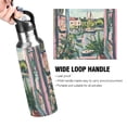 thumbnail image 4 of Yayeee 20oz Insulated Water Bottle Double Wall Stainless Steel with Flip Straw Lid, Window Plants, 4 of 7