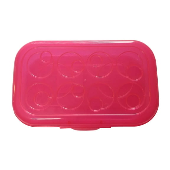 Sterilite Plastic Transparent Pencil Case, Pink