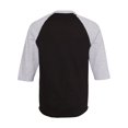 thumbnail image 3 of ALSTYLE 1334 Classic Raglan Three-Quarter Sleeve T-Shirt, 3 of 3