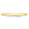 thumbnail image 3 of 14K Yellow Gold Ring Band Wedding Standard Half Round, 3 of 4