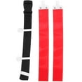 thumbnail image 1 of OULII Adjustable Waist Flag 1Pack Red Ribbon Sports Waist Flag Set for Teenagers for Fan Gear, 1 of 8