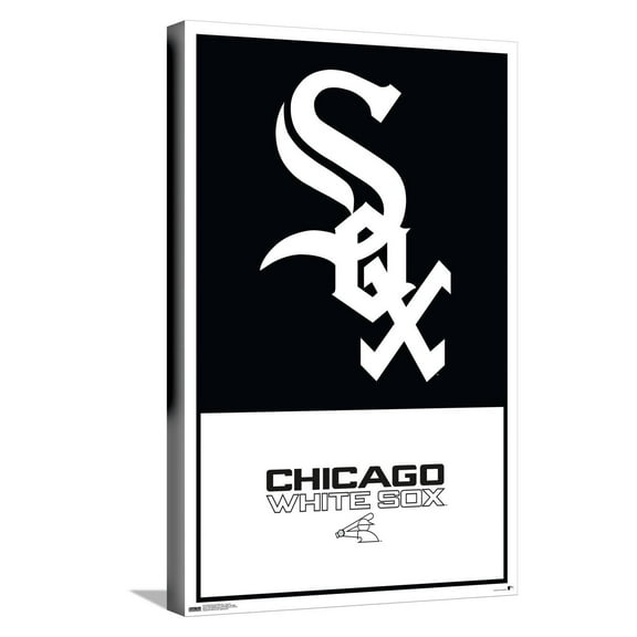 MLB Chicago White Sox - Logo 22 Canvas Wall Poster, 14.725" x 22.375"