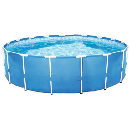 Bestway Steel Pro 12 x 30 Inch Frame Above Ground Swimming Pool with Filter (Pool Best Way To Break)