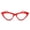 Red, variant on Premium Cat Eye TR-90 Reading Glasses for Women – Narrow–Medium Fit, Sturdy Frame, Spring Hinges, Stylish Readers, Clear Tortoise, +2.25