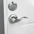 thumbnail image 4 of Design House Springdale Universal Interior/Exterior Keyed Entry Door Handle, Polished Chrome, 4 of 20
