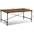 thumbnail image 4 of vidaXL Table à Manger Bois Massif Recyclé 180 cm, 4 of 5