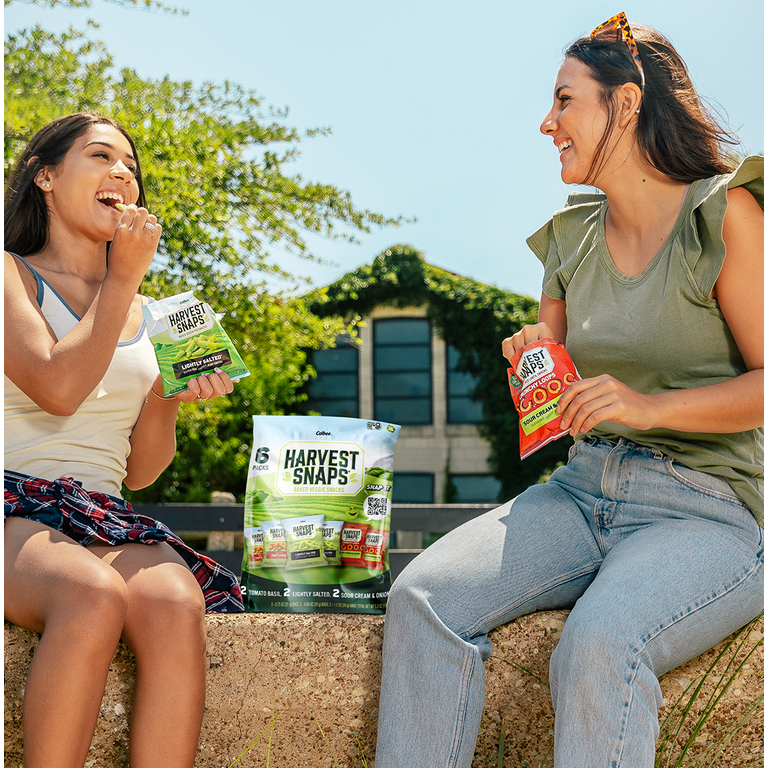 New Harvest Snaps Flavors, Bigger Bag Resealable Pouches