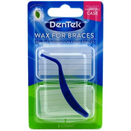 DenTek Wax For Braces 1 Each (Pack of 6)
