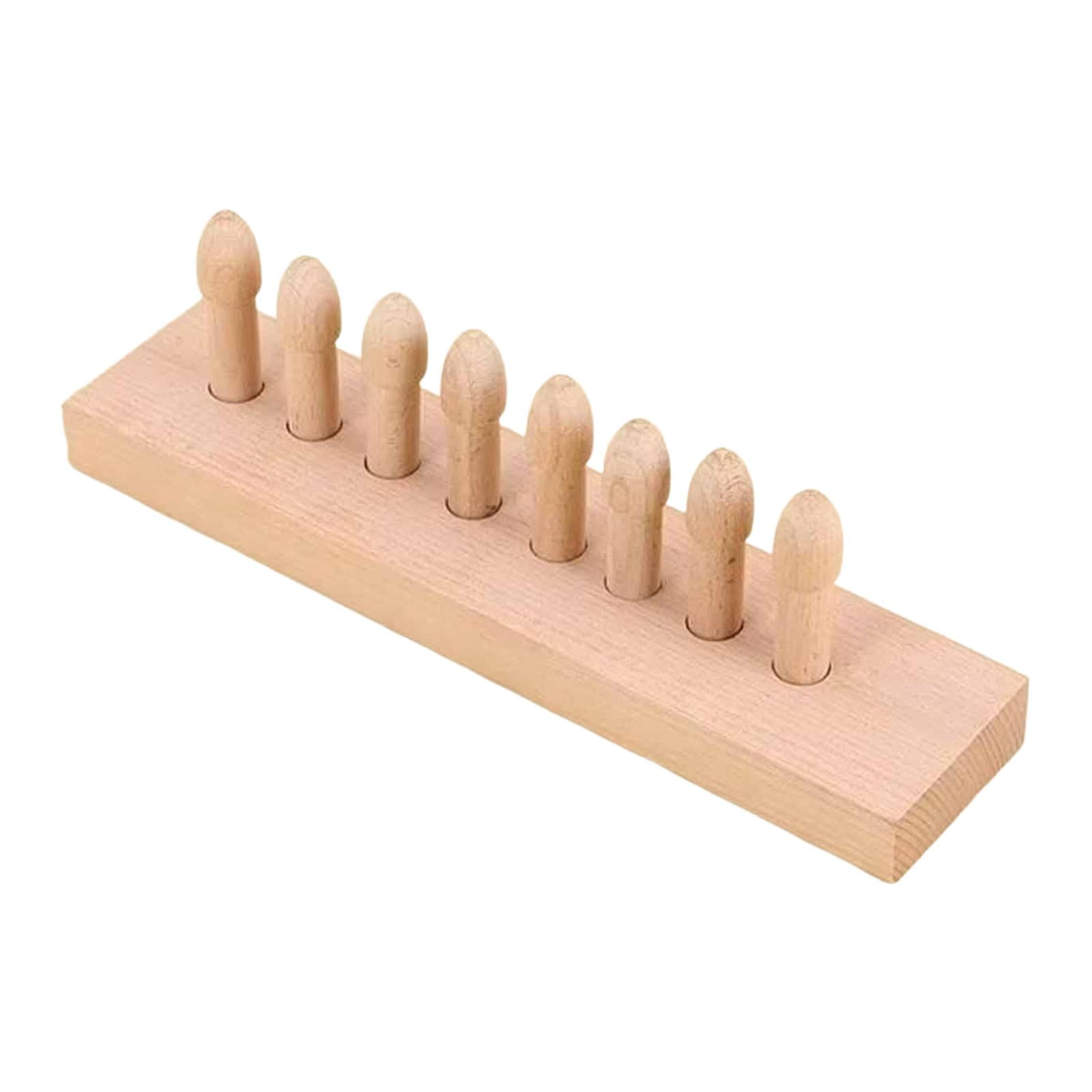 EHJRE Foot Acupressure Tool,Acupoint Massages Tool,Wooden Feet Massage Board Reflexology Massages for SPA Home Muscle Floor Elderly Single Rows