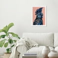 thumbnail image 2 of Wynwood Studio Prints Trendy Animal Print 15" x 21", White Frame, Blue Royal Bird, 2 of 6