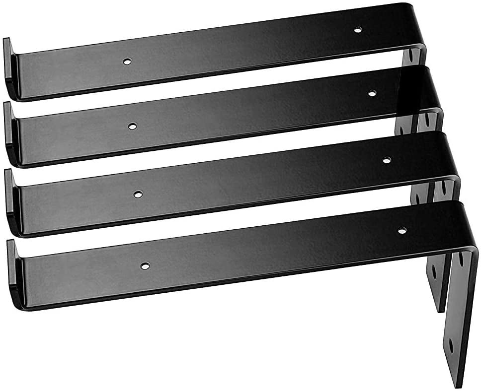 Shelving Brackets Heavy Duty Industrial Wall Decor J Lip Floating Metal