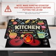 thumbnail image 3 of Stove Top Cover for Home Decoration Kitchen Pad Non-Stick Washable Cooktop Covers Countertop Protector Keep Stove Clean 28"x20" (Kitchen-2), 3 of 7