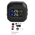 thumbnail image 1 of Sistema de monitoreo de presión de neumáticos con sensor TPMS inalámbrico para motocicleta con 2 sensores externos, 1 of 11
