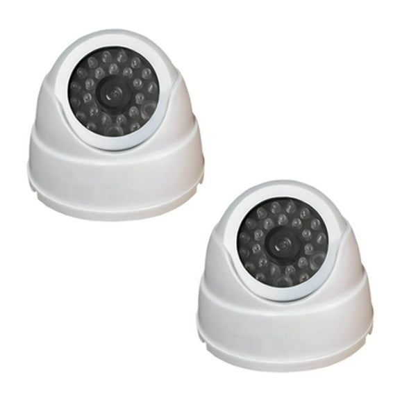 Weatherproof Fake Security Camera LED Blinking Light For Outdoor Indoor Security