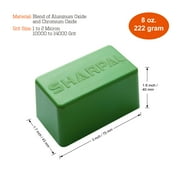 Sharpal 8 oz. Fine Green Polishing Compound, Leather Strop, Honing Knife