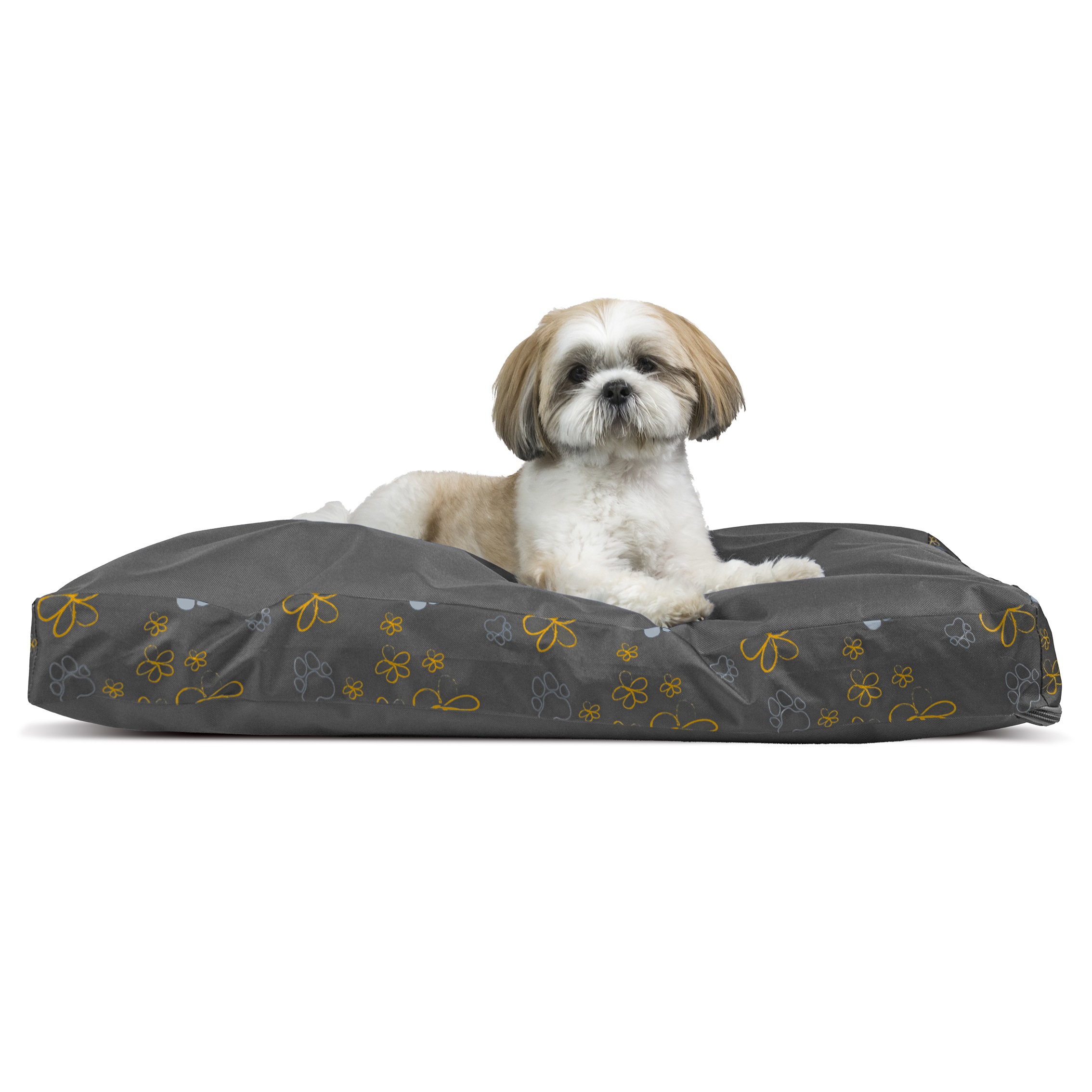 FurHaven Pet Dog Bed Deluxe Indoor/Outdoor Garden Pillow Pet Bed for