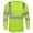 Lime, variant on NY Hi-Viz Workwear Class 3 High Vis Reflective Long Sleeve ANSI Safety Shirt L9091- Orange / 5XL