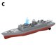 thumbnail image 1 of Buque De Guerra Rc Barco RC de motores duales de buque de guerra electrónico de alta velocidad 2.4G para adultos (C) Sywqhk libre de BPA, 1 of 2