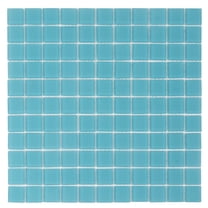 10 pack Sapphire Blue 11.8 in. x 11.8 in. 1 in. x 1 in. Matte Finished Glass Mosaic Floor and Wall Tile (9.67 sq. ft./Case)