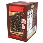Legendary Foods Protein Pastry - Chocolate Cake 4 Pack | Protein Snack | Gluten-Free| Keto Friendly