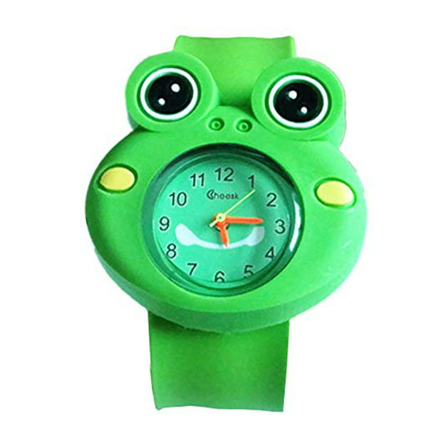 Kids Watches 3D Cute Cartoon Animal Shape Slap Snap Toy Watch Toddler Wrist  Watch with Waterproof Sports Outdoor 