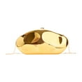 thumbnail image 1 of Bolso de mano acrílico con forma de piedra brillante Yuyangstore color oro, 1 of 7