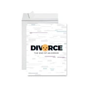 Koyal Wholesale Divorce Jumbo Card, Divorce The End of an Error, Emoji