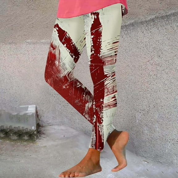 WXLWZYWL Leggings for Women High Waist Halloween Funny Printed Casual Yoga Pants Soft Stretchy Tights Workout Gym Leggings