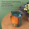thumbnail image 3 of 500w Electric Heater Desktop Mini Portable Small Ptc Heater Ceramic Heating Fast Heat Mute Winter Warmer Machine (uk), 3 of 5