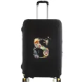 thumbnail image 1 of Housses de Valise Housse de Protection Valise de Voyage Anti-Rayures Housse Anti-Poussière Réutilisable Housse Anti-Poussière Lavable Motif Imprimé Floral Lettre 8floral Lettre S L, 1 of 6