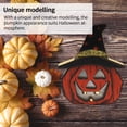 thumbnail image 4 of Adorno De Halloween Led De Madera Dibujos Animados Calabaza Linterna Fantasma Fantasmas Suaves Decoración De Calabaza Segura Para Bar Interior De Halloween Sweethay HA012774-00, 4 of 7