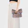 thumbnail image 2 of Straw Bag For Women Woven Bow Clutch Purses Solid Color Leisure Beach Handbag Summer Lightweight minimalist design Tote Bag, 2 of 4