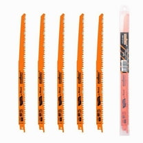 HORUSDY 12-Inch Wood Pruning Reciprocating Saw Blades, 5TPI Saw Blades - 5 Pack