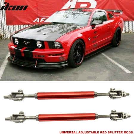 - Red Adjustable 5.5-8 Bumper Chin Lip Diffuser Rod Spiltter Support Protector