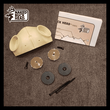 Naked Buck Head - up to 150 Deer Head Antler Magnetic Mounting System Kit