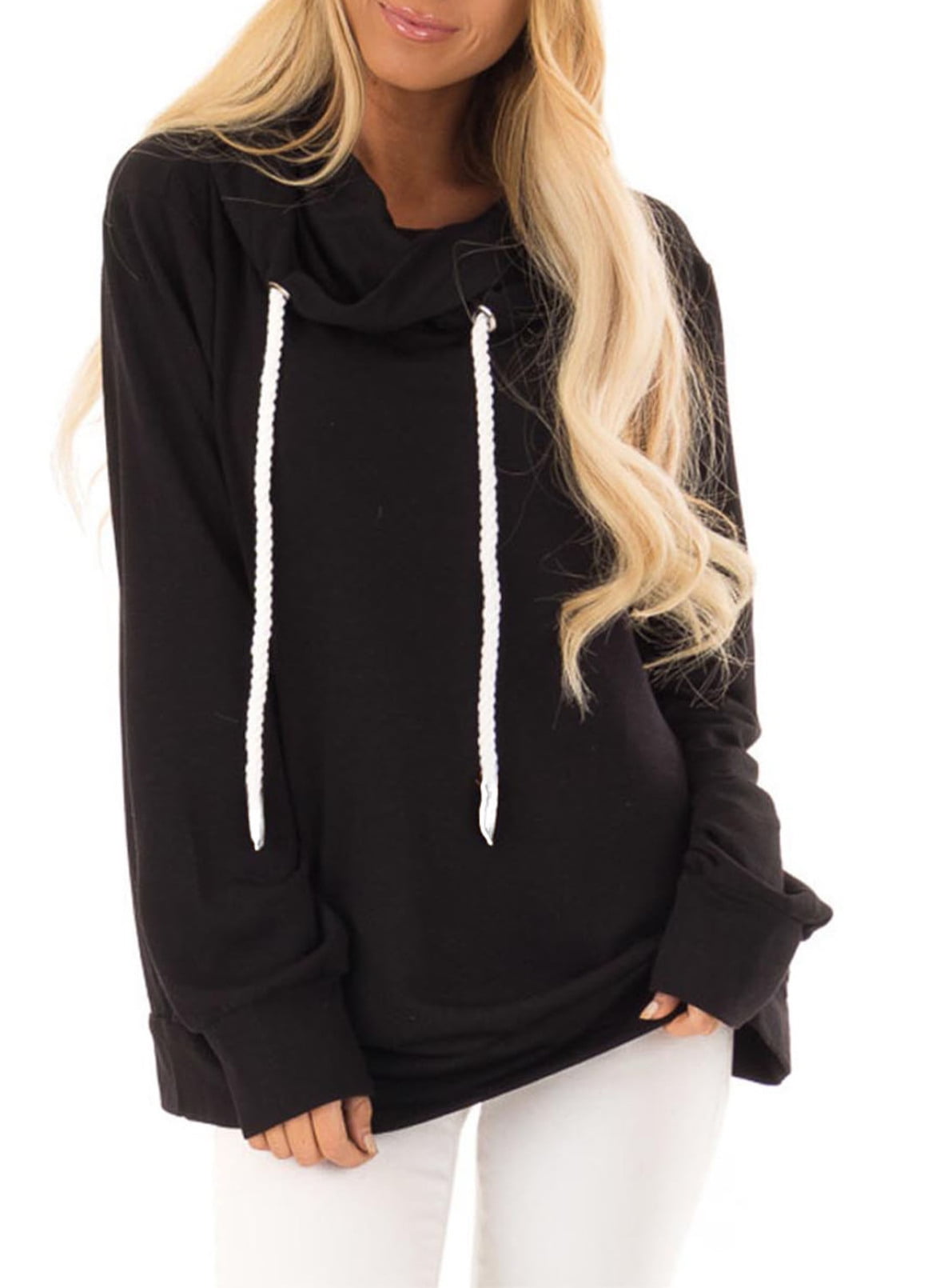 women's solid color sweatshirts
