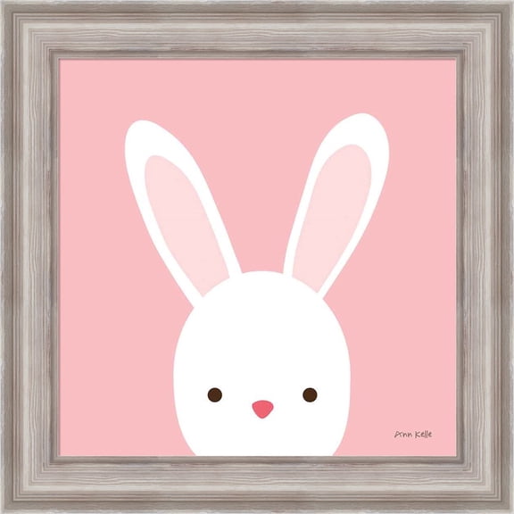 Great Art Now Cuddly Bunny by Ann Kelle, Framed Wall Art, 20W x 20H