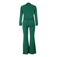 thumbnail image 5 of Spring And Summer Women's Casual Sportswear Two Piece Long Sleeved Suit Formal Jumpsuits for Women Elegant Ladies Pant Suits for Business Fall Attire Juniors Seasonal Attire Juniors Life Party Romper, 5 of 8