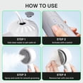 thumbnail image 6 of Behome Pet Steam Brush for Cats & Dogs, Self-Cleaning Cat Brush with 2 Water Spray Modes, Anti-Static Dog Brush for Shedding & Grooming, 6 of 7