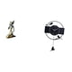 thumbnail image 1 of Estatua de la dama,Estatua de dama tribal africana,artesanías de cafetería hechas a mano,Adorno de resina artesanal de cultura africana,Reloj de pared,Reloj de pared con diseño de, 1 of 8