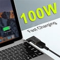 thumbnail image 3 of EROCK 90 Degree 100W USB C Type C To DC Lenovo Square Converter Power Charger Adapter, 3 of 10