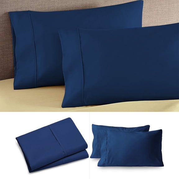 Pillow Cases Pack of 2 20x36in Soft Brushed Microfiber Pillow Covers Envelope Closure Shrink and Fade Resistant Polyester Bed Pillowcase Set with 4 Inch Hem for Home Hotel Guest Room