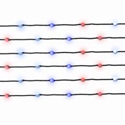 Twinkly Candies Pearl LED RGB 200 ct String Light String 9.8 ft.