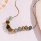 thumbnail image 5 of MamacitaSlay - Colgante de cuentas de piedra natural a la moda, cadena de serpiente fina y redonda, collar de una pieza, joyería de acero inoxidable para mujer, 5 of 5